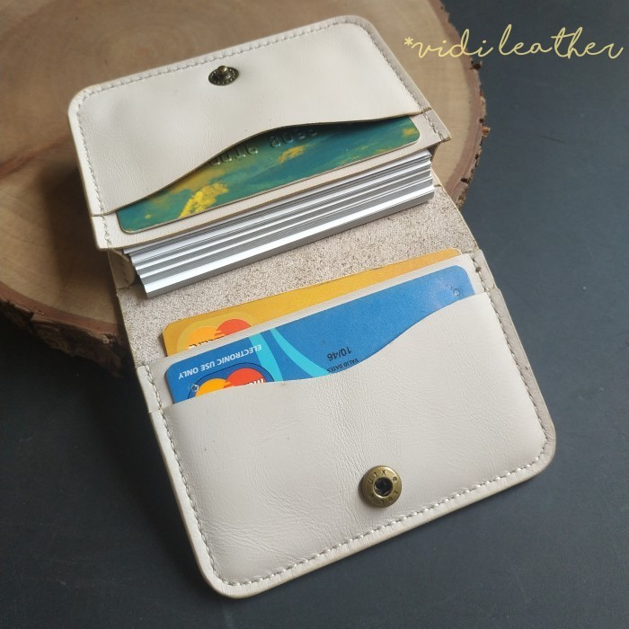 

Dompet kartu nama kulit asl, card holder kulit asli, dompet koin kulit