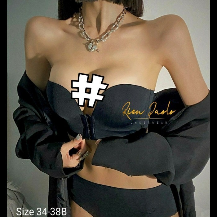 Ready stok Bra Set Wanita Sexy Rien Paolo Tanpa Kawat Lucu Premium