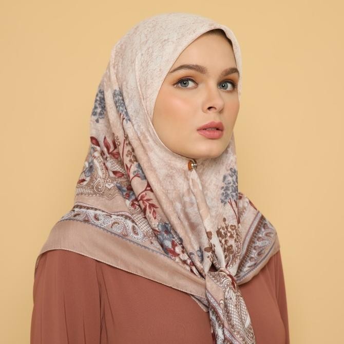 Jilbab Turki Miss Color Hijab Polos Premium Katun Import 120X120-12