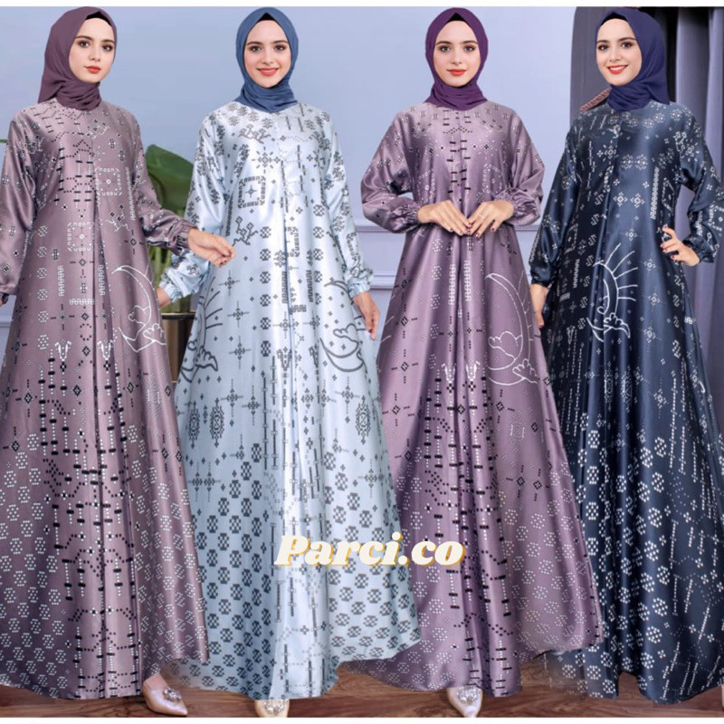 Gamis Wanita Terbaru 2024 Games Dewasa Ghamis Maxidress Kaftan Jumbo Muslimah Murah Mewah Gmis Wanit