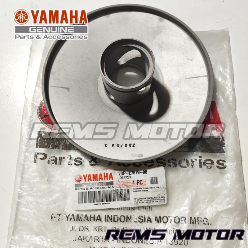 PULLY CEWE NMAX OLD 2DP-E7670-00 ORIGINAL YAMAHA PULI PULEY SLIDER SLIDING ORI YGP
