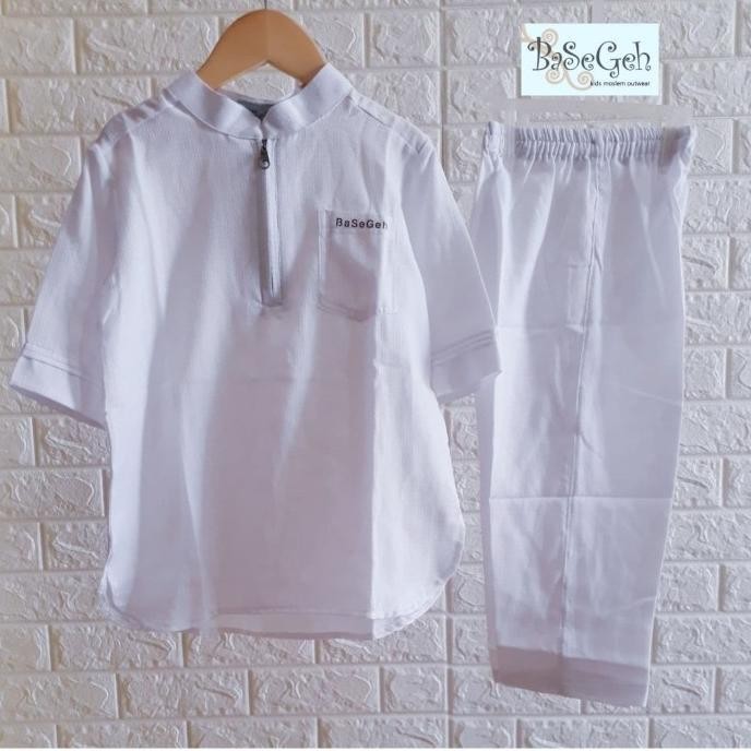 Jcq Baju Muslim Setelan Koko Anak Basegeh Manasik Haji U