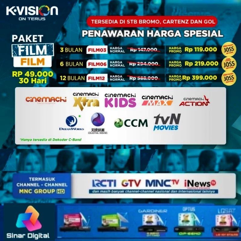 paket film voucer kvision 6bulan