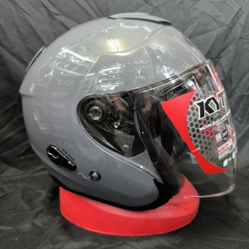 helm kyt kyoto R gorilla grey gloss original