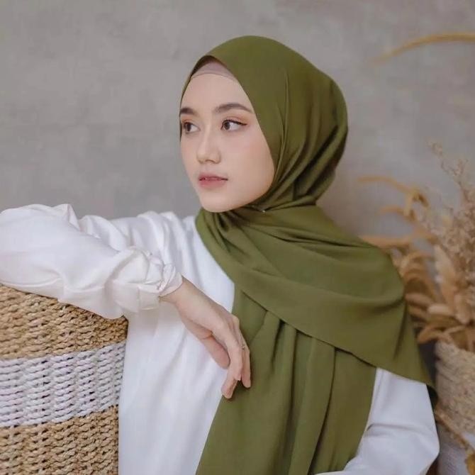 Hijab Kerudung Pasmina Instan Tali Diamond Jumbo/Jilbab Sabyan Instan