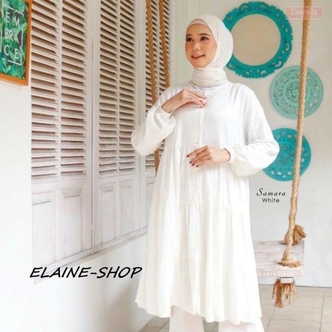 Tunik Wiza Katun Shakilla/Tunik Muslim Premium/Atasan Tunik Wanita