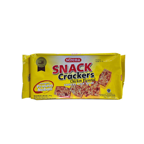 

SERENA SNACK CRACKERS RASA AYAM 210 G