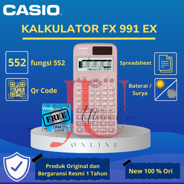 

Kalkulator Casio Fx 991 Ex