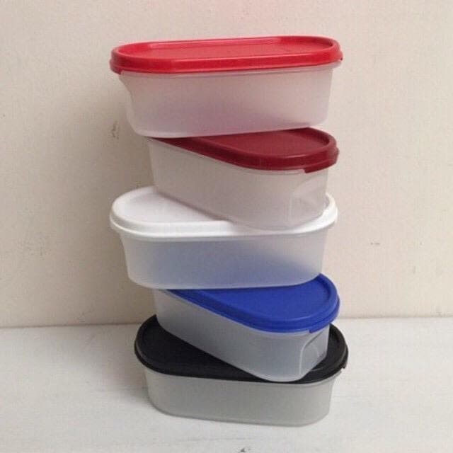 Sale Habisin Stock Tupperware MM Oval 1 Multicolor Seal
