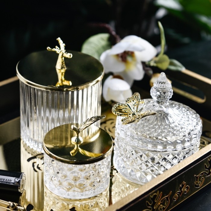 Butterfly Crystal Candy Jar / Wadah Toples Hampers Souvenir