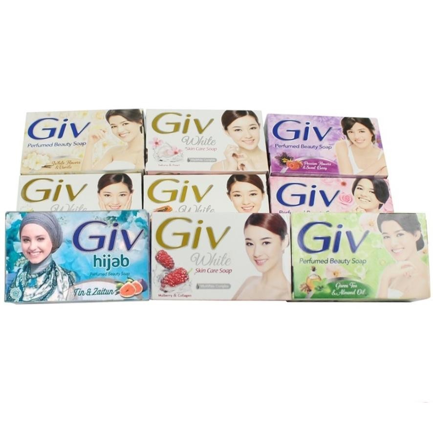 SABUN GIV BATANG 76gr MURAH WHITE SKIN CARE PERAWATAN TUBUH KECANTIKAN BODY WASH CAIR SABUN MANDI GI