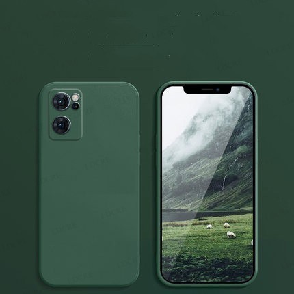 Oppo A96 Soft Case Microfiber Suede Silicone Back Cover