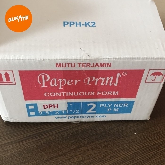 

Kertas / Continuous Form ( 9.5 X 11 / 9.5 X 11.2 ) 2 Ply / Continus,