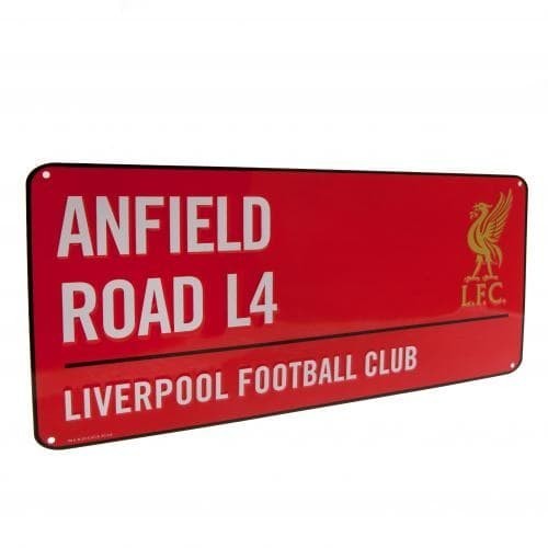 

Liverpool Fc Street Sign, Metal Sign, Wall, Official Merchandise Gift