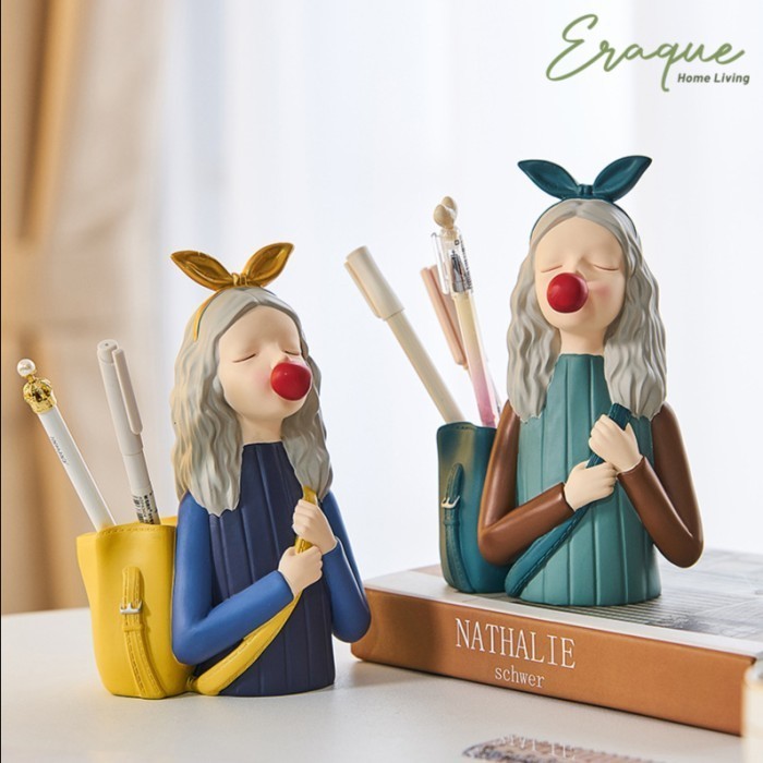 

Lessie Pen Holder / Tempat Kotak Pensil Pulpen Alat Tulis Nordic Lucu