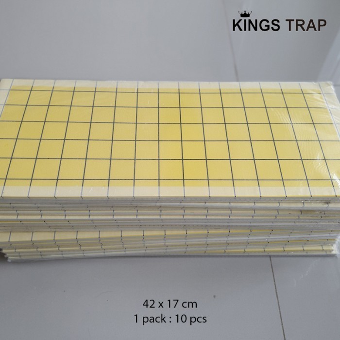 

10 Lembar Glue Pad / Kertas Lem Fly Catcher 42 X 17 Cm
