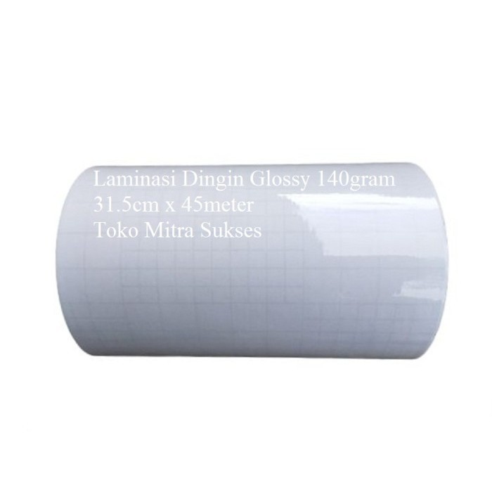 

Laminasi Dingin Glossy A3 31Cm X 45M X 140Gram