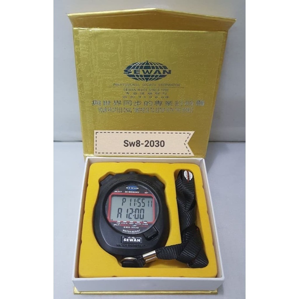 

Stopwatch Stop Watch Digital Sewan 30 Memory Original