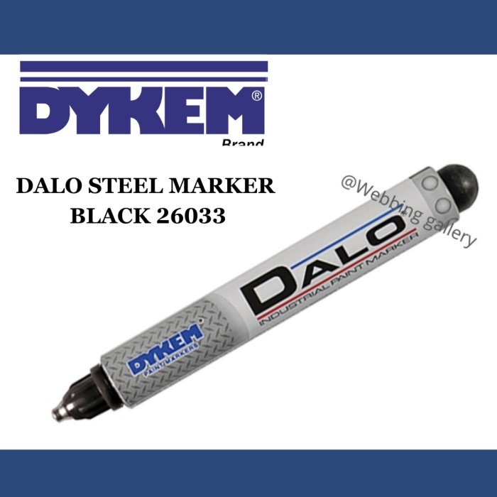 

Dalo Steel Marker Black 26033 / Spidol Dalo Hitam