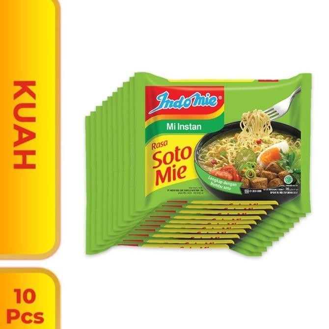 

PROMO !! 10 Pcs - Indomie Kuah Soto Mie - fs