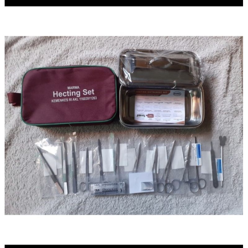 MARWA - Hecting Set / Hecting Instrument Set / Set Jahit luka