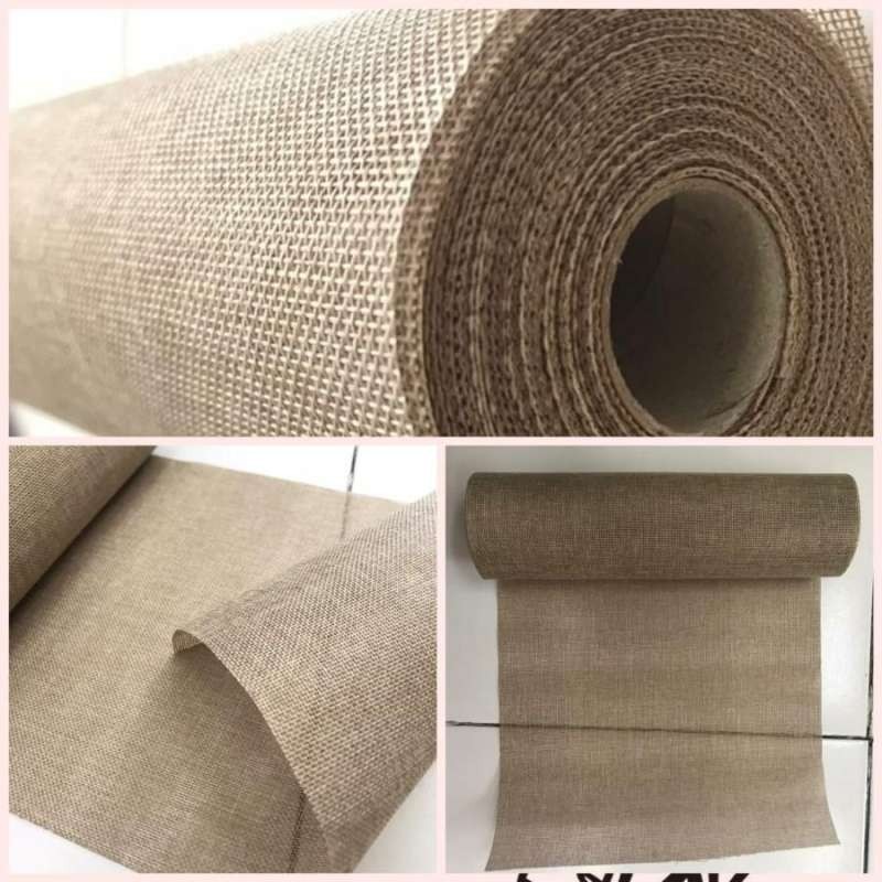 1 roll 1 gulung kain goni halus sintetis goni 10 yard/ warna gading | goni bleaching| kain burlap te