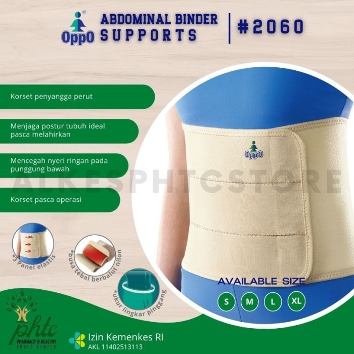 

2060 Abdominal Binder Elastic Abdominal Binder L Produk Oppo
