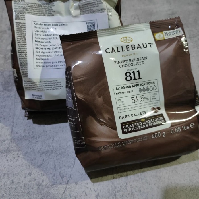 

Callebaut 811 Dark Chocolate 54.5 % - 400 Gr