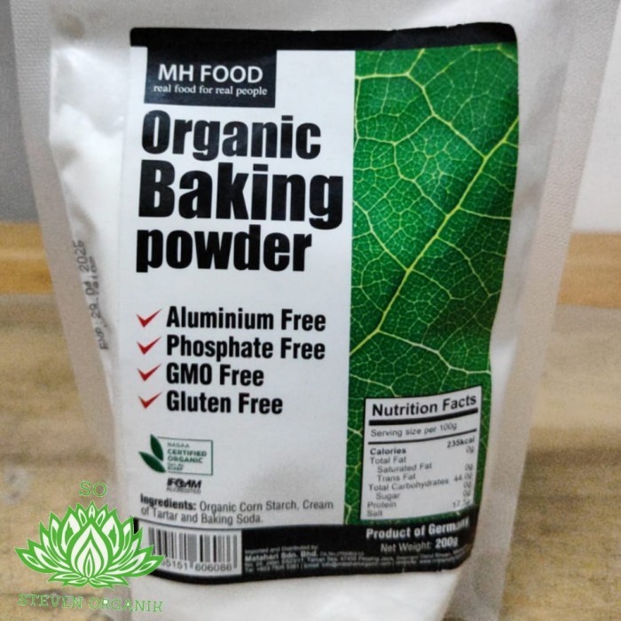 

Mh Food Organic Baking Powder 200G