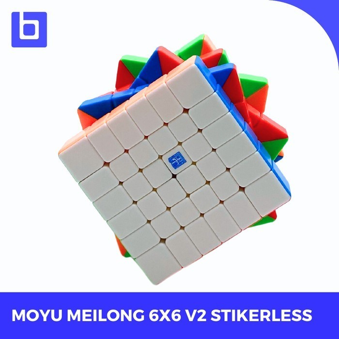 Rubik 6X6 Moyu Meilong 6 V2 6X6 Stierless