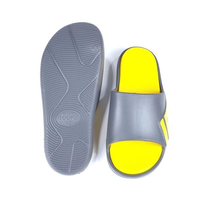 E6213KK6W LUOFU ORIGINAL JELLY SANDAL SELOP PRIA KARET COWOK IMPORT