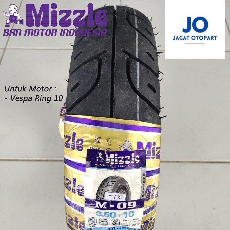 JAGAT BAN VESPA TUBLES 350 RING 10 MIZZLE M09