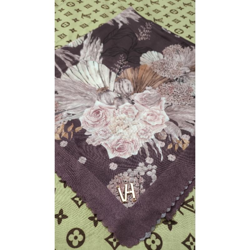 Preloved Wearing Klamby Vanilla Hijab Restu Anggraini Zaskia Mecca Sumba Scarf