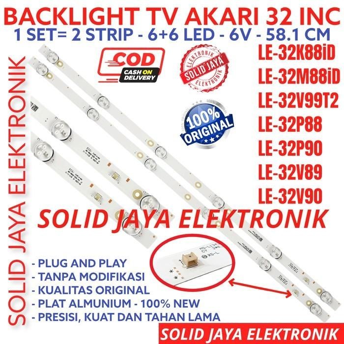 BACKLIGHT TV LED AKARI 32 IN LE 32M88 32LK88 32LK88ID 32M88ID LAMPU BL