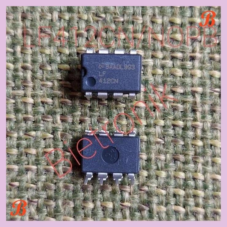 | BTR | OPAMP LF412 LF412CN/NOPB ORIGINAL TEXAS INSTRUMENTS