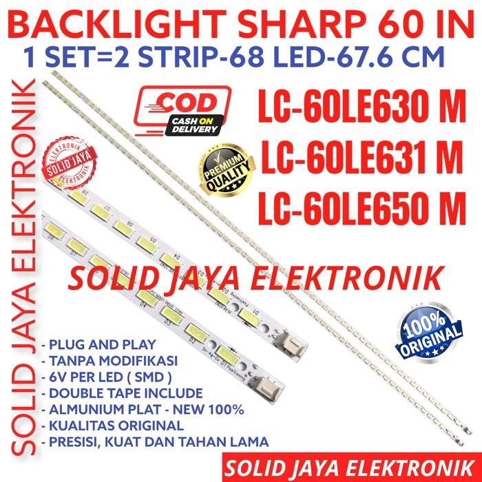 BACKLIGHT TV LED SHARP 60 IN 60LE630 60LE631 60LE650 LAMPU BL SMD 60LE