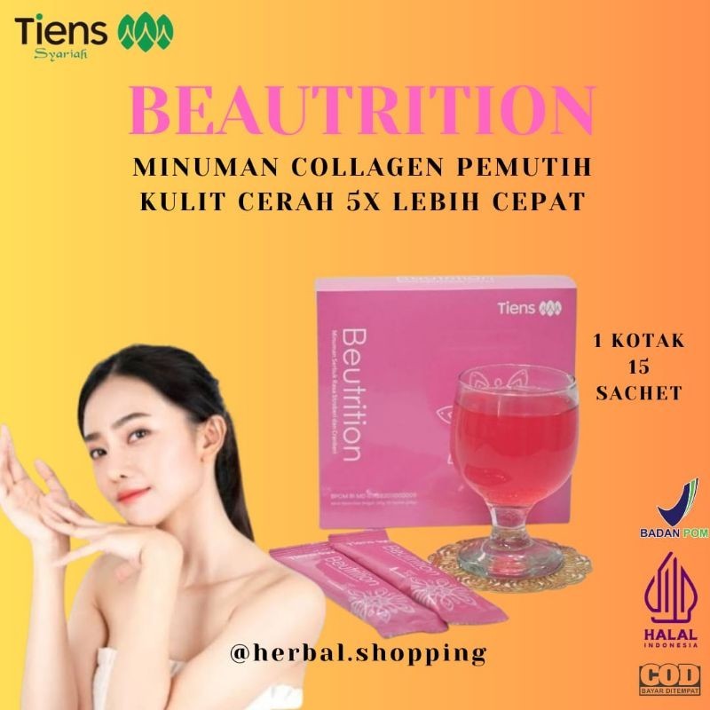 Tiens Beautrition  Colagen Pemutih Badan Permanen Bpom  Collagen Drink  Kolagen Drink  Minuman Colla