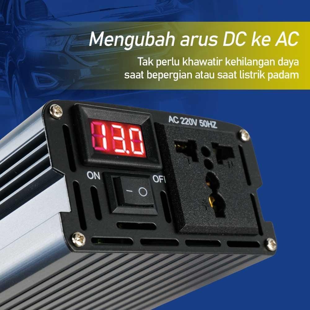 Kai Fang Power Inverter Mengubah Arus DC ke AC - Solusi Daya Listrik di Mobil, Hemat Energi