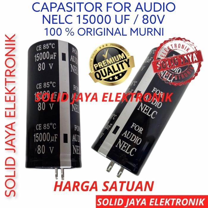 ELCO CAPASITOR 15000UF 80V 15000 MIKRO ELKO MICRO 80 V ORIGINAL NELC