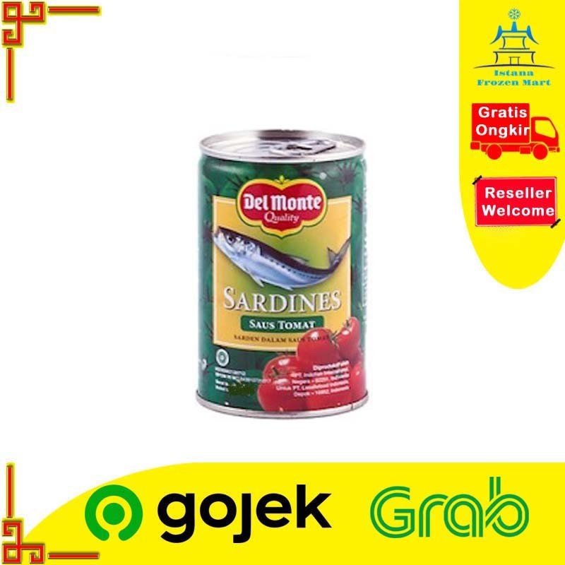 

Sarden Saos Tomat DELMONTE Sardines In Tomato Sauce 155 GR