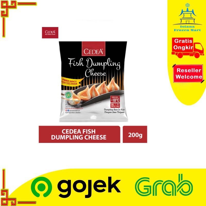 

Fish Dumpling Cheese CEDEA Pangsit Ikan Isi Keju 200 GR
