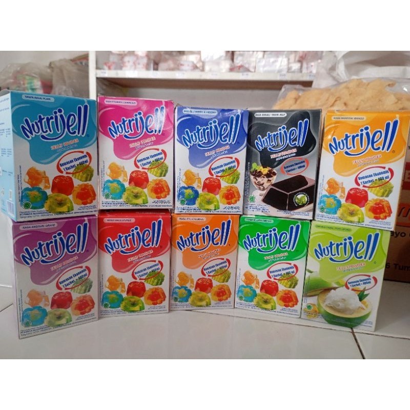 

Nutrijel Agar Agar Aneka Rasa /Agar / Nutrijel Buah / Puding 10gr