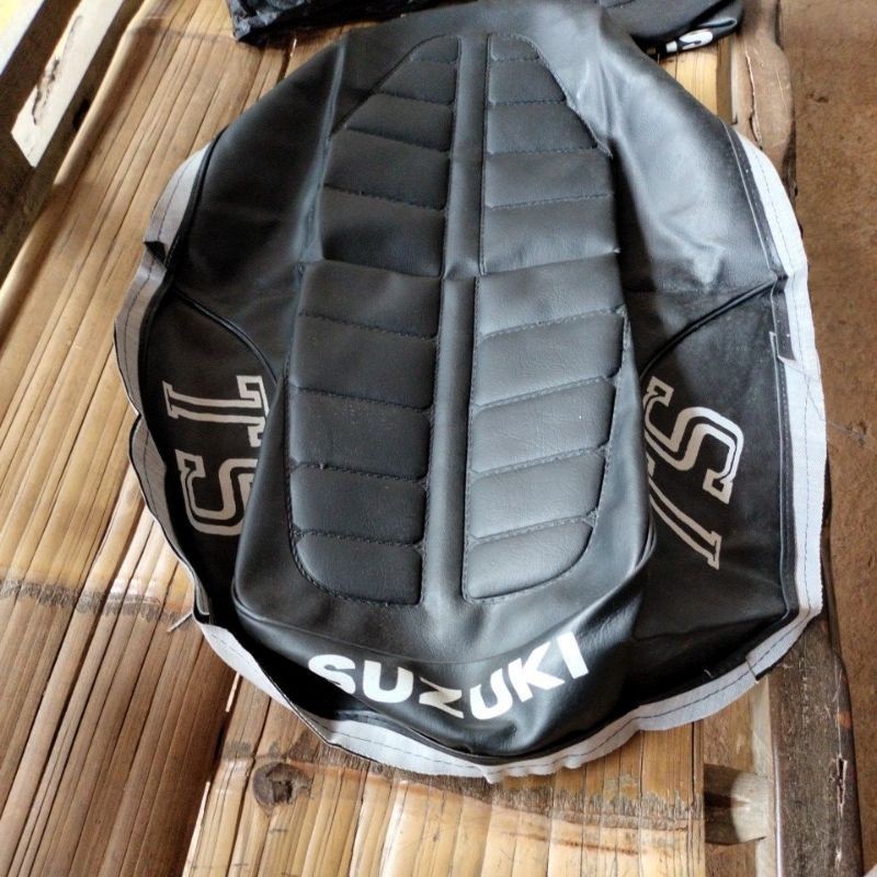 jok suzuki ts100n cover jok sarung jok kulit jok suzuki ts100n stok lawasan kwalitas original