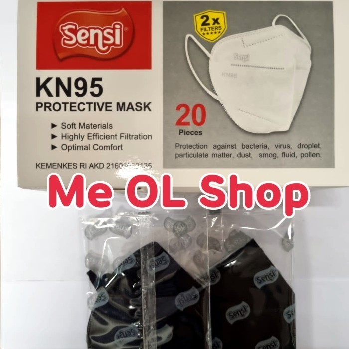 Masker Sensi Kn95 6Ply Kemenkes Mask Kn95 Sensi