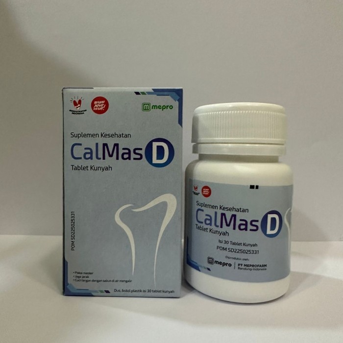 Calmas D Tablet Hisap Isi 30 Kalsum &amp; Vitamin D