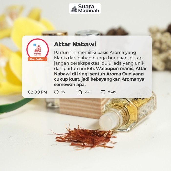 Parfum Attar Nabawi, Import Madinah, Suara Madinah