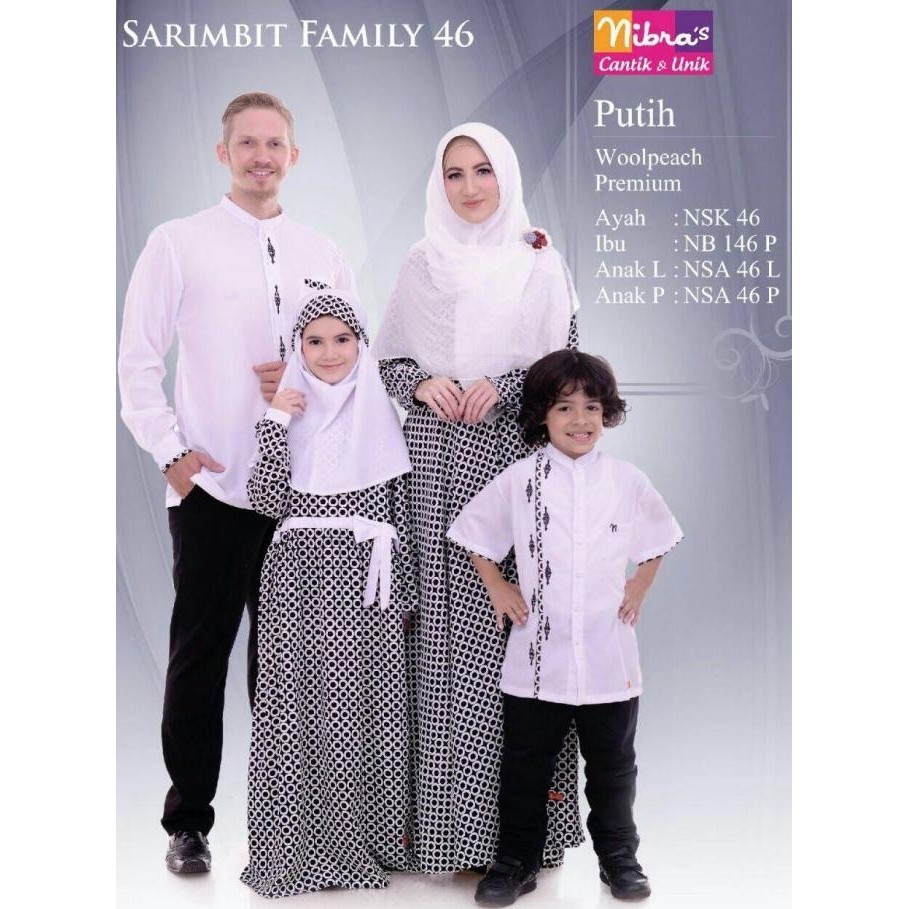 Sarimbit Sarimbit Putih Nibras 46 Dan Sarimbit 29 Marun Krem Gamis Xxl Koko Xl Limited Edition