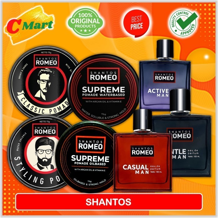 Shantos Romeo E 100Ml / Parfum Pria / Fragrance Men