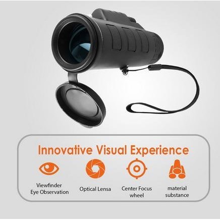 Telescope Teropong Bulan Teleskop Pemantau Benda Jarak Jauh Lensa Hp