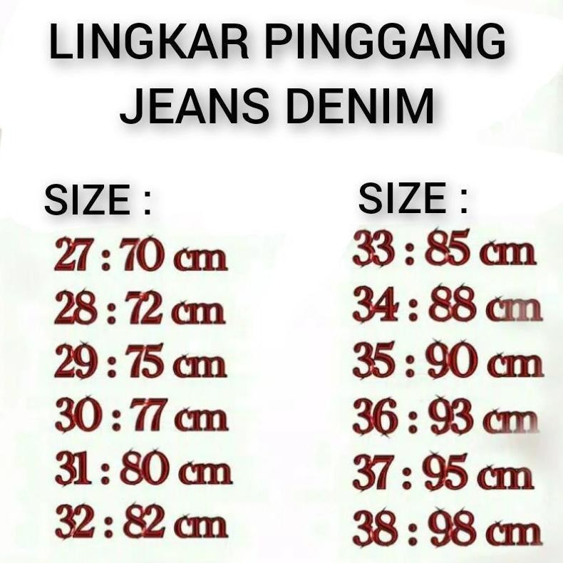 ORIGINAL CELANA JEANS PRIA STANDAR // REGULER FIT // CELANA PANJANG PRIA // CELANA COWOK // CELANA W